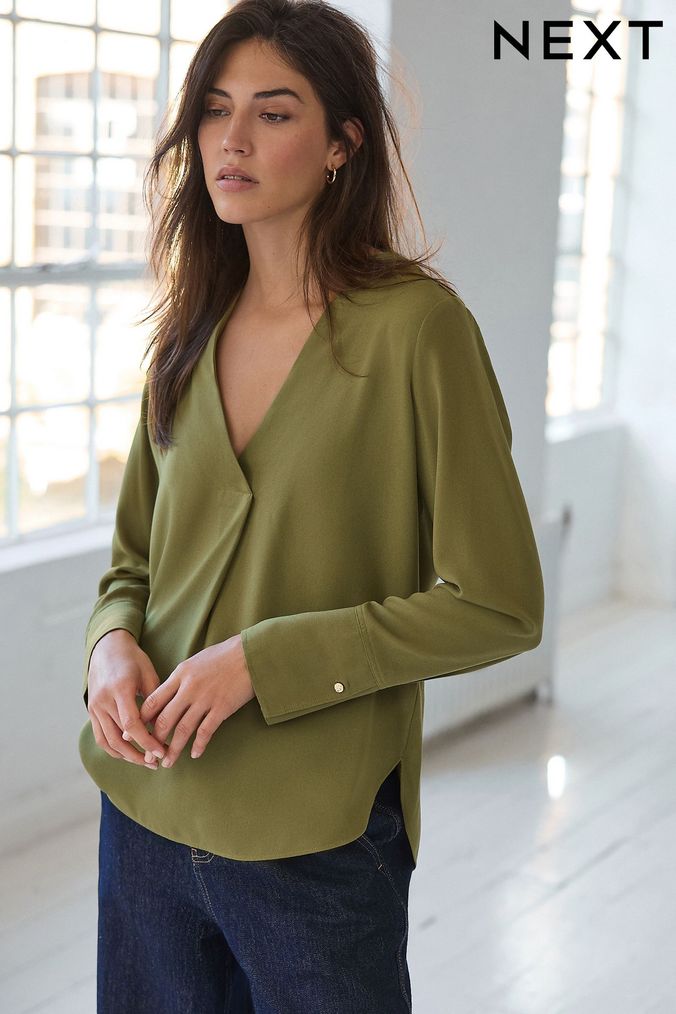 Mint green womens tops cheap