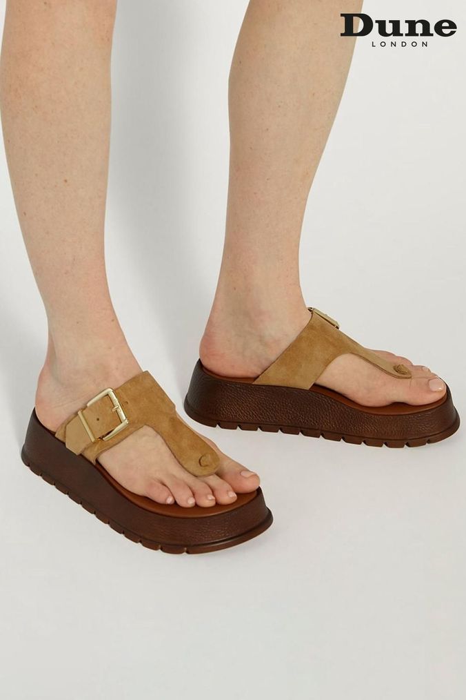 Dune cream sandals outlet