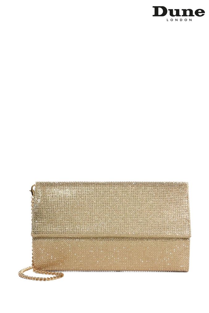 Buy Women s Dune London Gold Clutch Bags Online Next UK