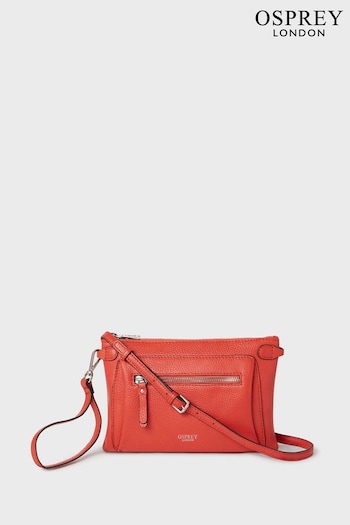 OSPREY LONDON The Ruby Leather Cross-Body Bag (E48095) | £65