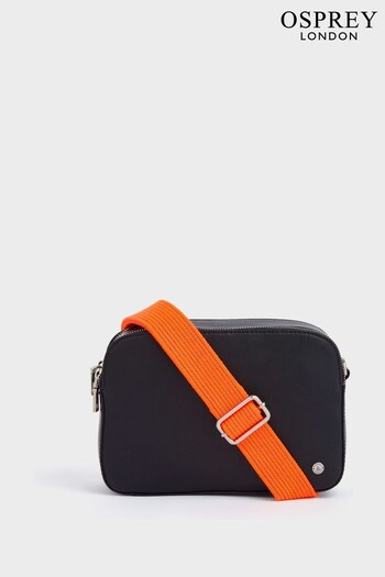 OSPREY LONDON The Hoxton Leather Camera Black Bag (E48101) | £95