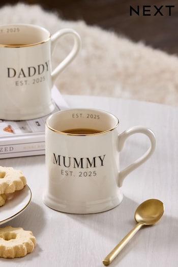 Black/White Est 2025 Mummy Mug (E48357) | £7