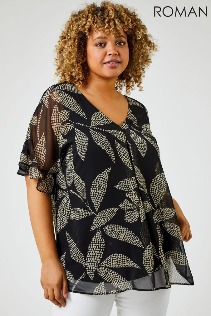 Buy Women s Blouses Black Roman M Co Tops Online AspennigeriaShops
