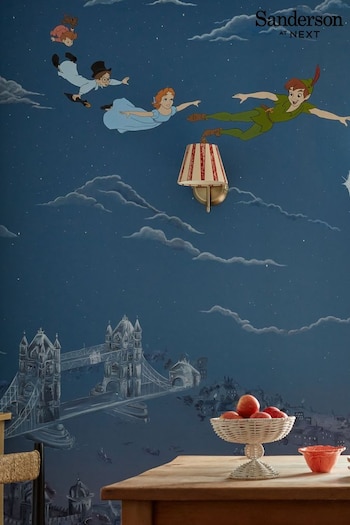 Sanderson Evening Blue Peter Pan Wallpaper (E48942) | £229