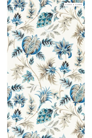 Clarke and Clarke Denim Sizergh Wallpaper (E48995) | £60