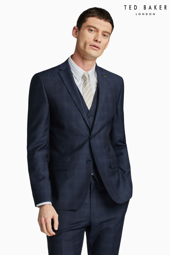 Next mens slim fit suits on sale