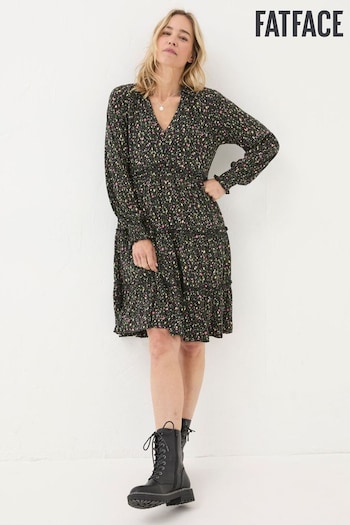 FatFace Ivana Black Ditsy Marks Dress (E50071) | £52