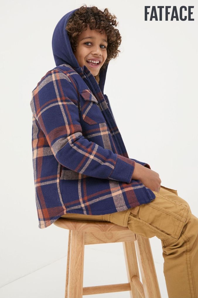 Buy Boys Check Tartan Coatsandjackets Online Next UK