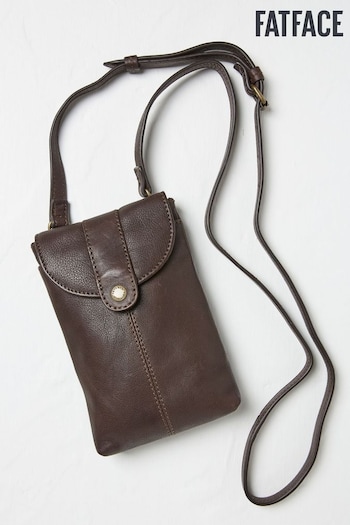 FatFace Clara Brown Phone Bag (E50195) | £39.50