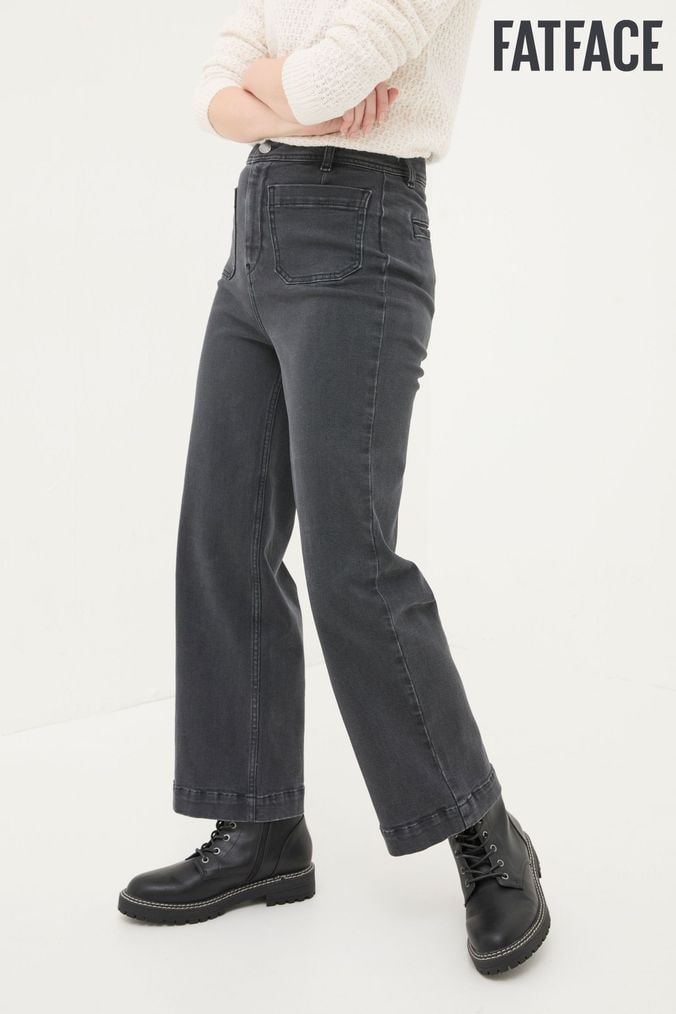 Next black cropped jeans on sale