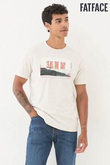 FatFace White Seas The Day T-Shirt (E50554) | £28