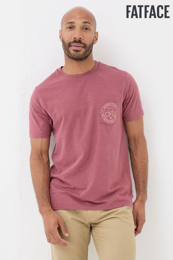 Mens pink t shirt uk shop
