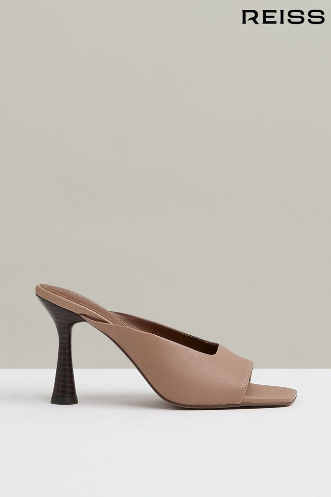 Reiss gold shoes discount