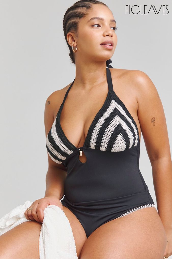 Figleaves plus size swimwear top