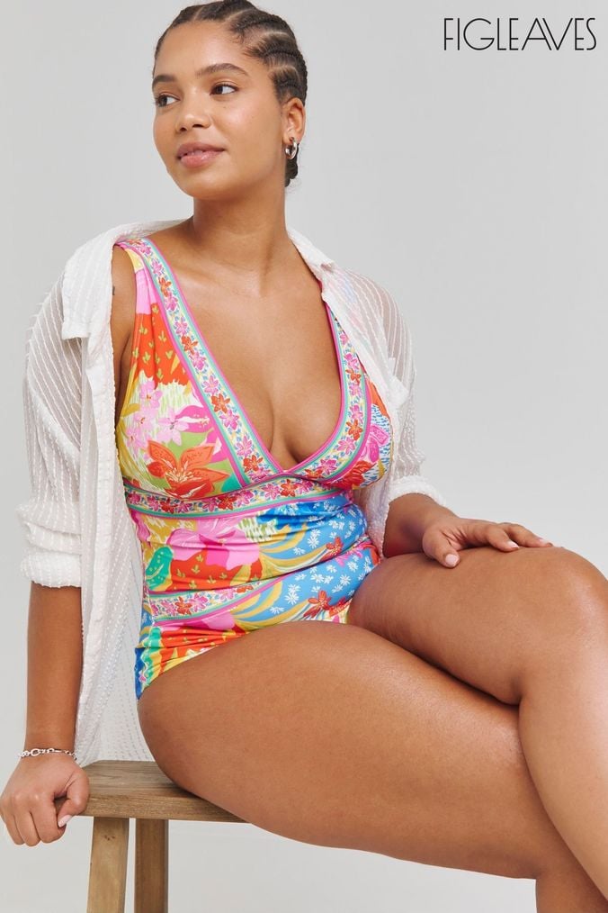 Buy Women s Swimsuits Figleaves Curve Swimwear Online Next UK