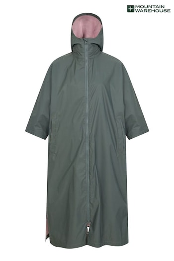 Mountain Warehouse Green contrasting-panels Coastline Water Resistant Changing Robe (E50893) | £79