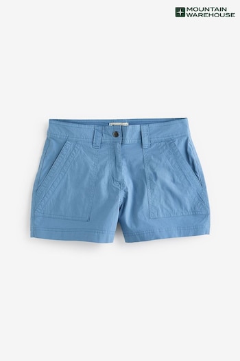 Mountain Warehouse Mid Blue Coast Womens Lightweight Outdoor Shorty Shorts (E50915) | £26