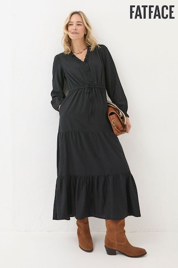 FatFace Black Maxi Dress (E52125) | £69