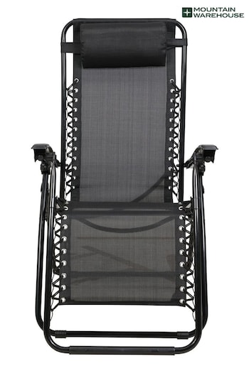 Mountain Warehouse Black Plain Reclining Chair (E52253) | £60