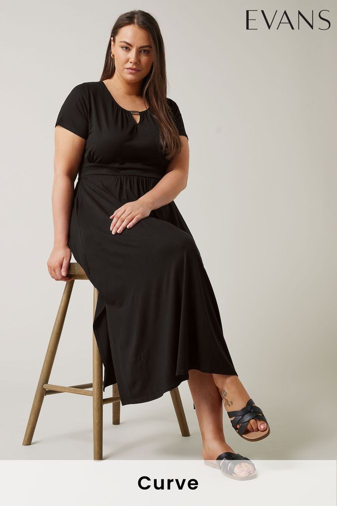 Buy Women s 22 Evans Midi A line Plain Dresses Online ArvindShops