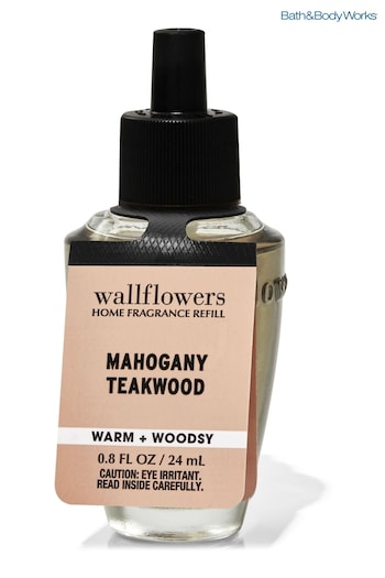 Bath & Body Works Mahogany Teakwood Mahogany Teakwood Wallflower Diffuser Fragrance Refill 0.8 fl oz / 24 mL (E53331) | £8