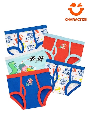 Character Blue George Pig Underwears 5 Pack (E53343) | £15