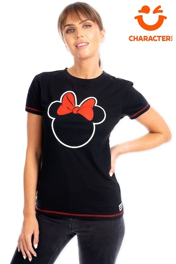 Character Black Minnie Mouse T-Shirt (E53346) | £17