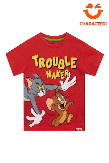 Character Red Tom And Jerry T-Shirt (E53352) | £15