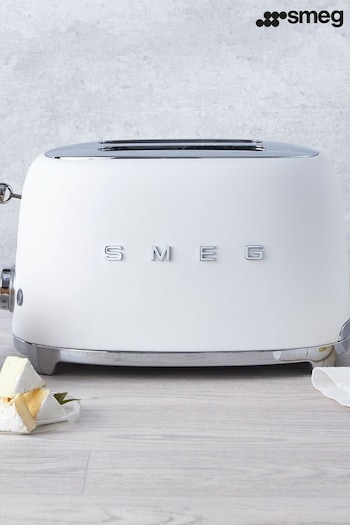 Smeg White 2 Slice Toaster (E53386) | £190