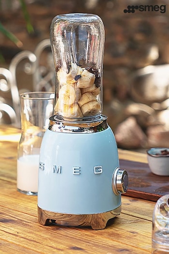 Smeg Pastel Blue 50's Retro Style Personal Blender 600ml (E53412) | £110