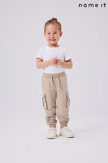 Name It Cream Kids Cargo Sweat Joggers (E53548) | £17