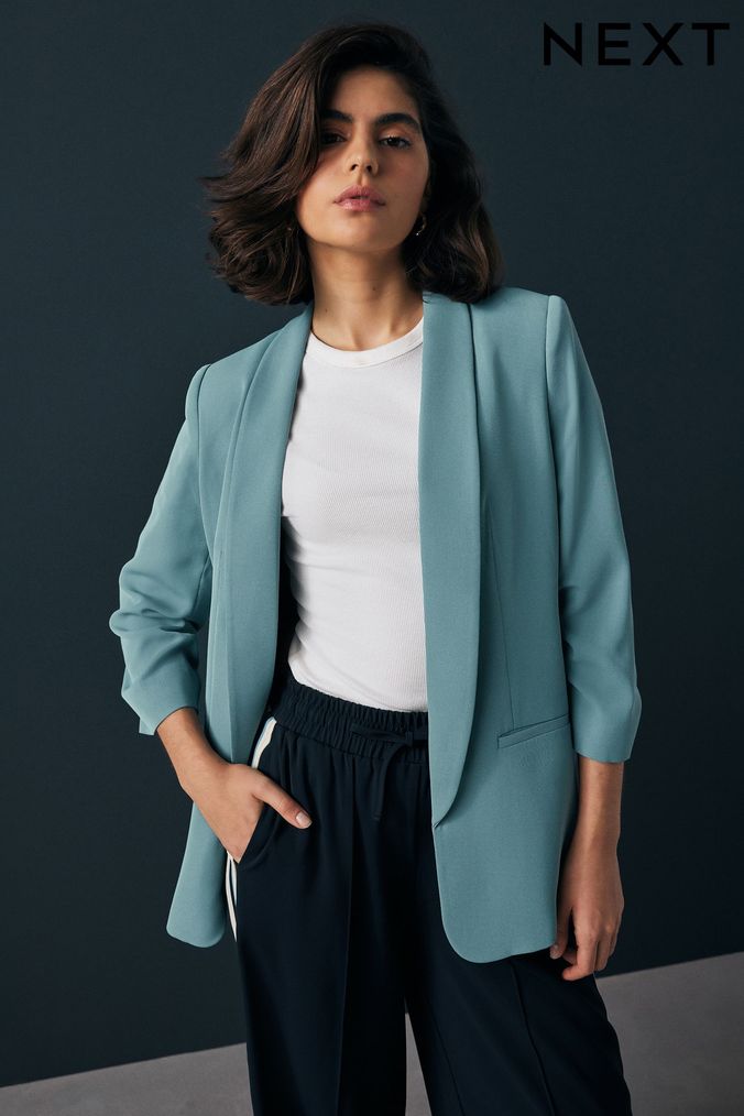 Buy Women s Blue Blazer Tailoring Online Next UK