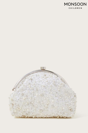 Monsoon Natural Pearly Frame Bag (E55345) | £16