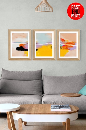 East End Prints Oak Multicolour Set of 3 by Ana Rut Bre (E55654) | £120 - £185