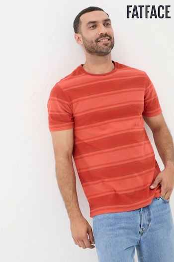 FatFace Felton Red Stripe T-Shirt (E56046) | £28