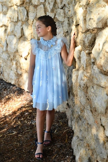 Angels Face Blue Dominique Sequin Butterfly Dress (E57105) | £80 - £85