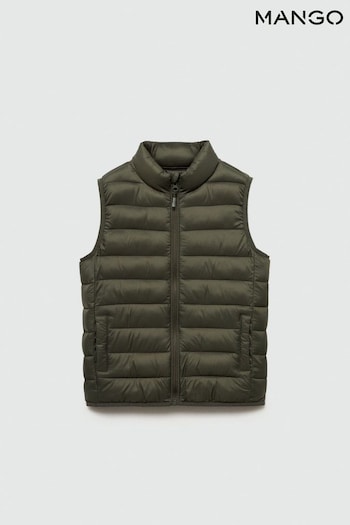 Mango Green Quilted Gilet (E57197) | £26