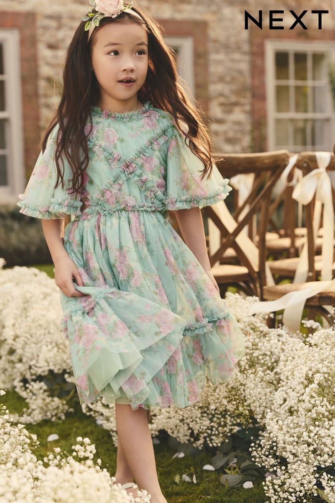 Girls Yellow Floral Dresses Next UK