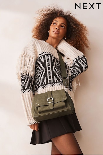 Green Utility Cross-Body Bag (E58174) | £34