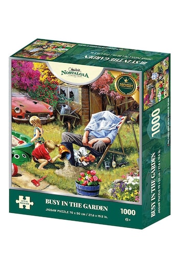 Kidikraft Nostalgia Collection Busy In The Garden 1000pc Puzzle (E58819) | £15