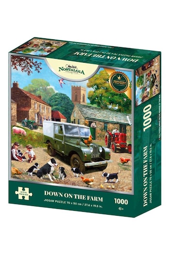 Kidikraft Nostalgia Collection Down On The Farm 1000pc Puzzle (E58823) | £15