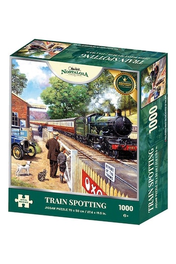 Kidikraft Nostalgia Collection Train Spotting 1000pc Puzzle (E58830) | £15