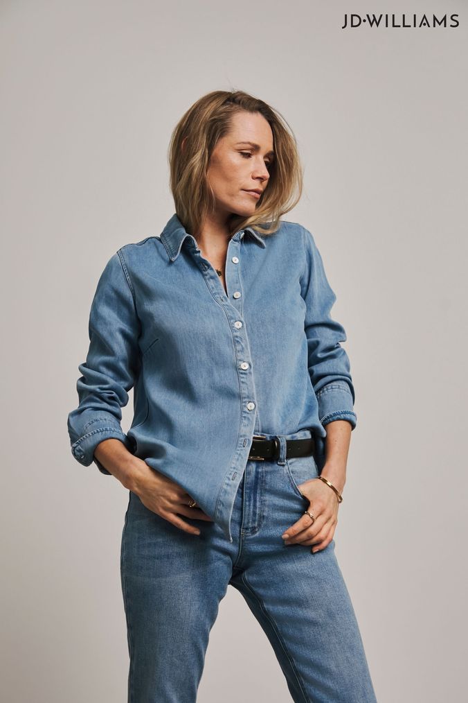 Jd williams denim dresses clearance