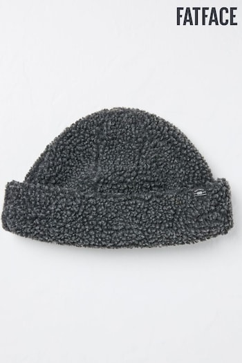 FatFace Charcoal Grey Borg Beanie (E60948) | £22.50