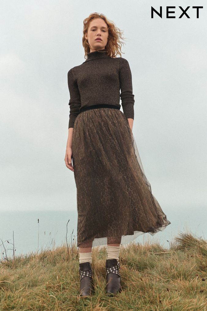 Petite Skirts Petite Mini Midi Printed Skirts Next UK