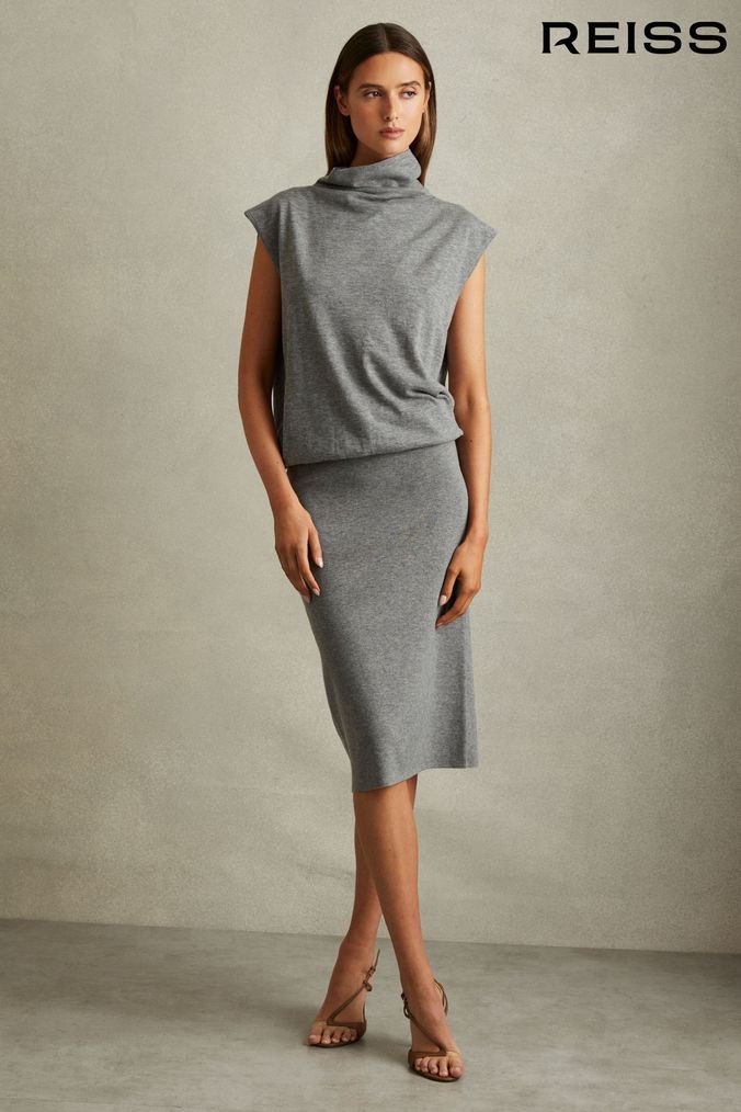 Light grey work dress 2025