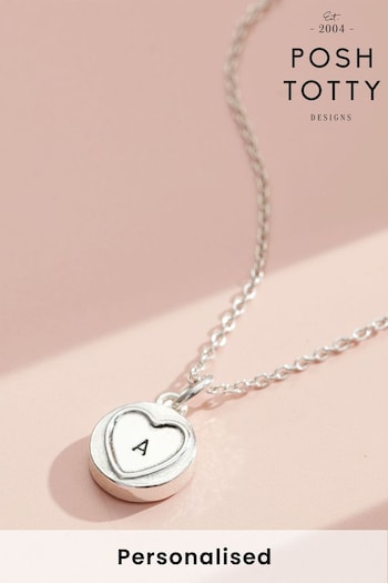 Personalised Mini Sweetheart Necklace by Posh Totty Designs (E61459) | £39