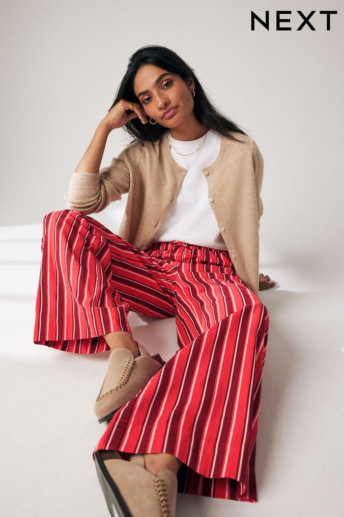 Next striped trousers sales