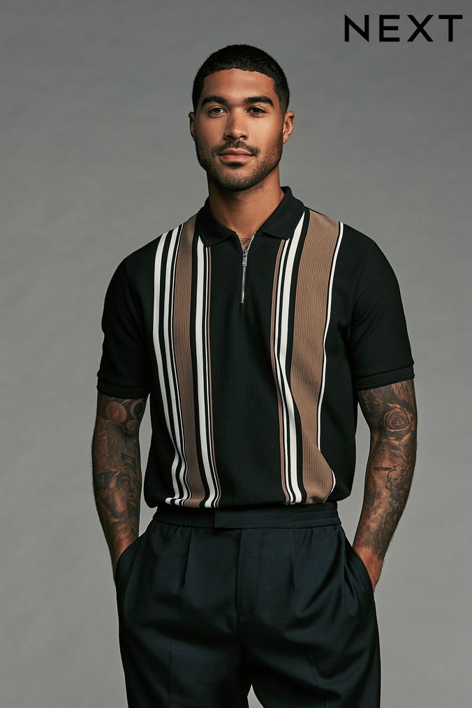 Next mens zip up tops outlet