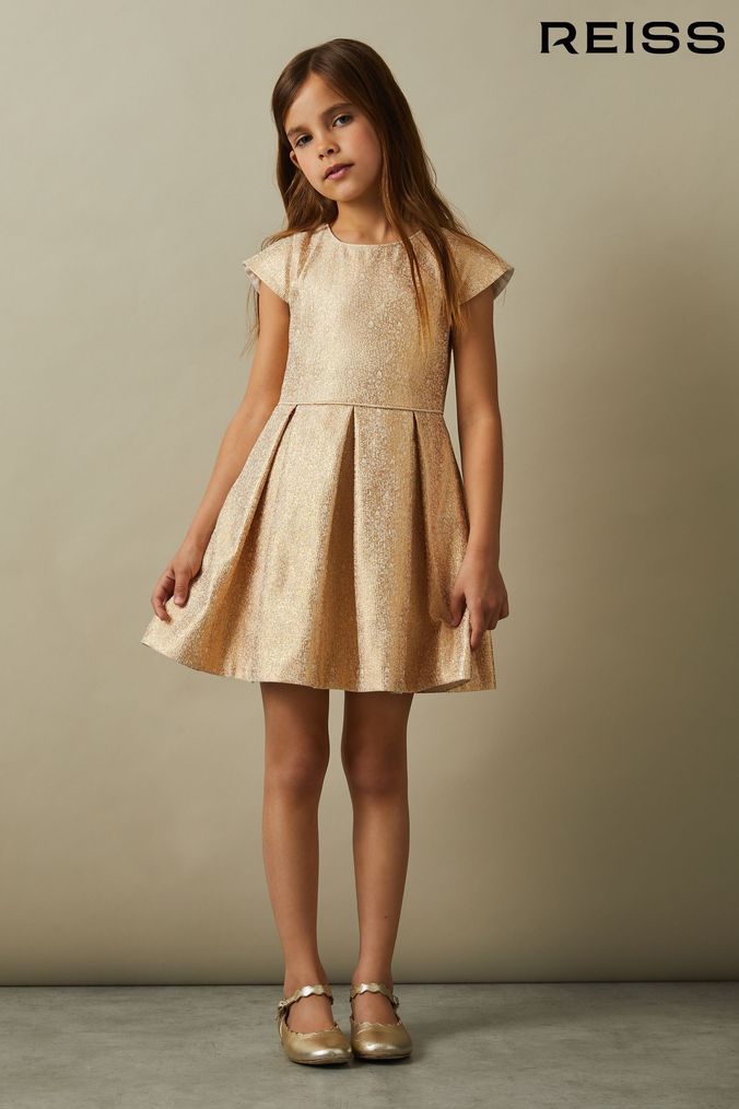 Buy Girls Gold Dresses Online Next UK